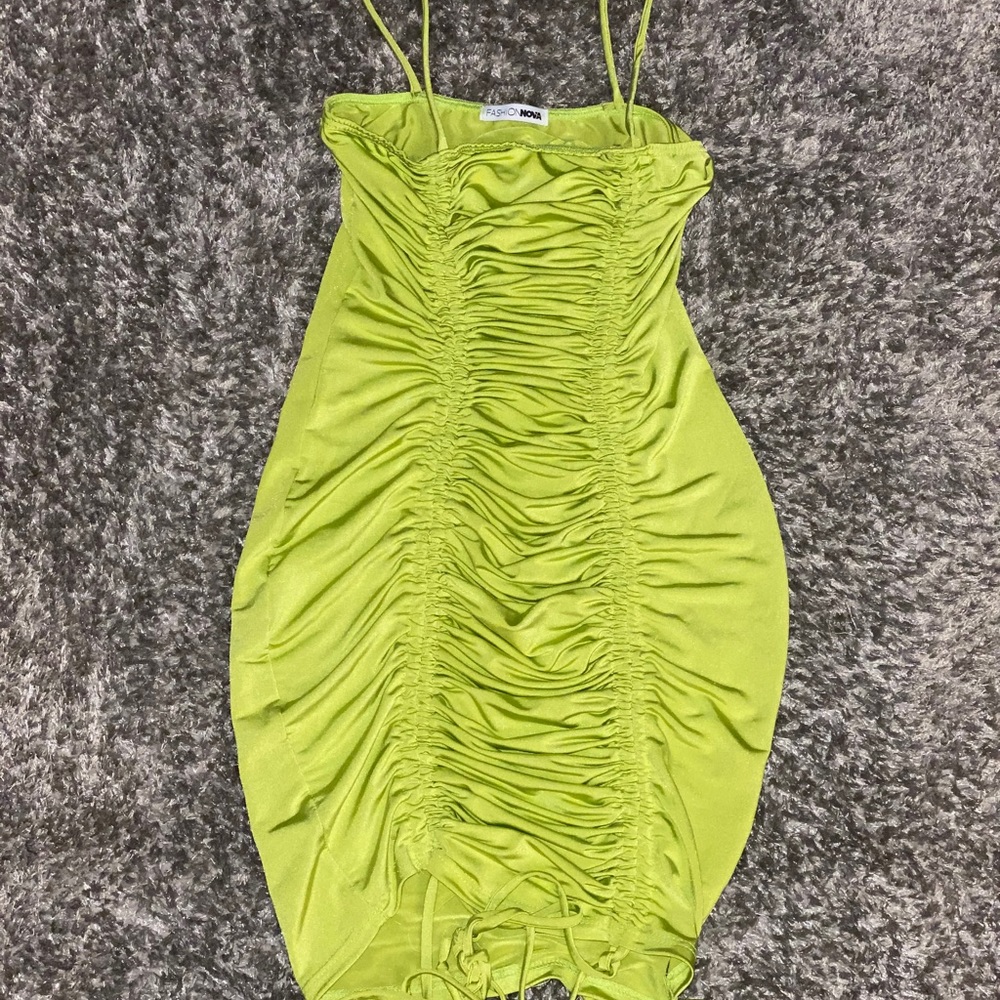 line green dress